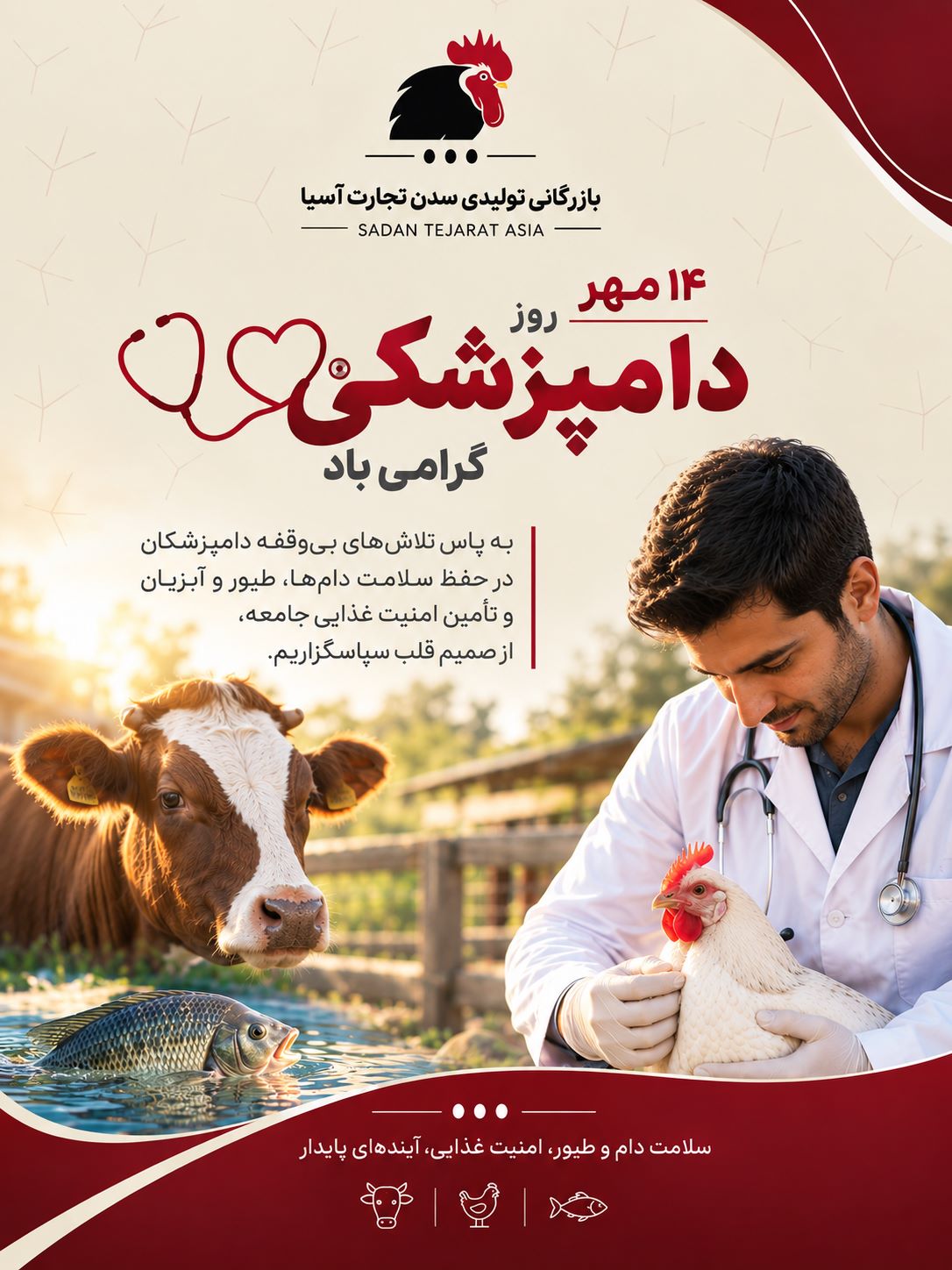 روز دامپزشک گرامی باد